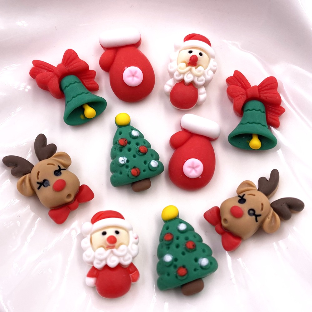 Elk Bugle Call - 20PCS lovely Colorful Resin Elk Santa