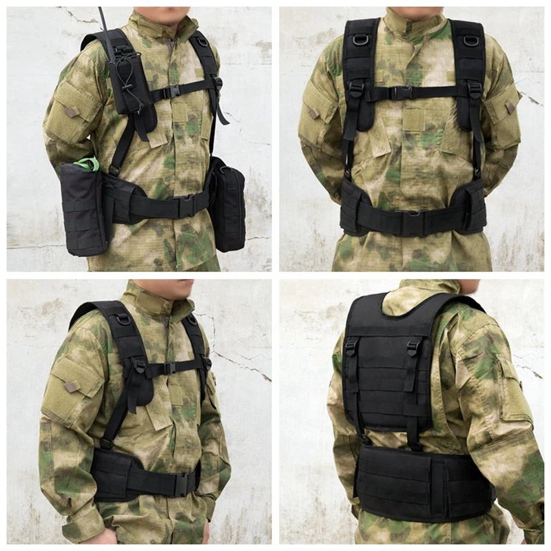Detachable Tactical Vest Molle - Outdoor Hunting Vest ulasan dan harga