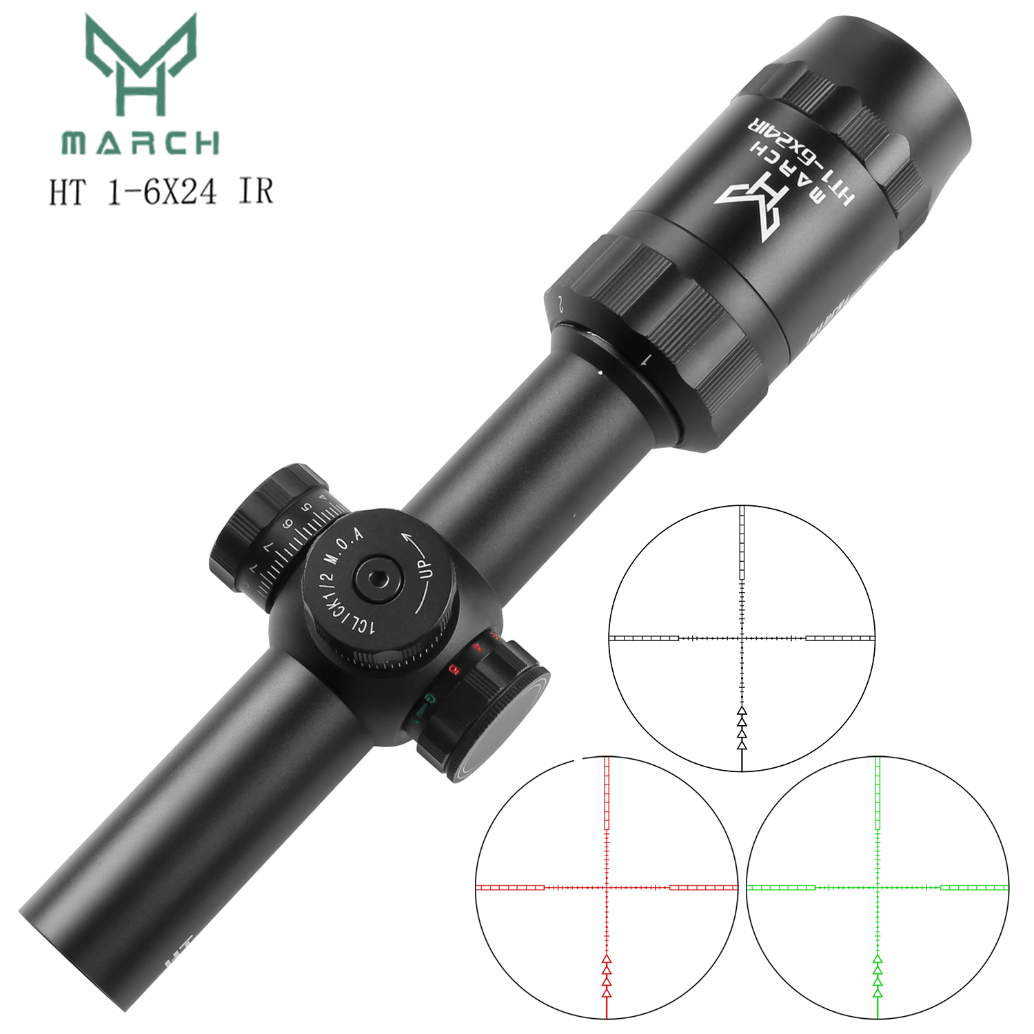 MARCH HT 1-6X24 IR Tactical Ri - Outdoor Hunting Lab ulasan dan harga