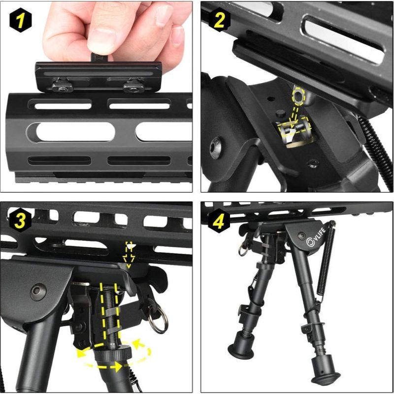 MidTen Fit M lok 6 9 Mount Han - Bipod Rifle Mount ulasan dan harga