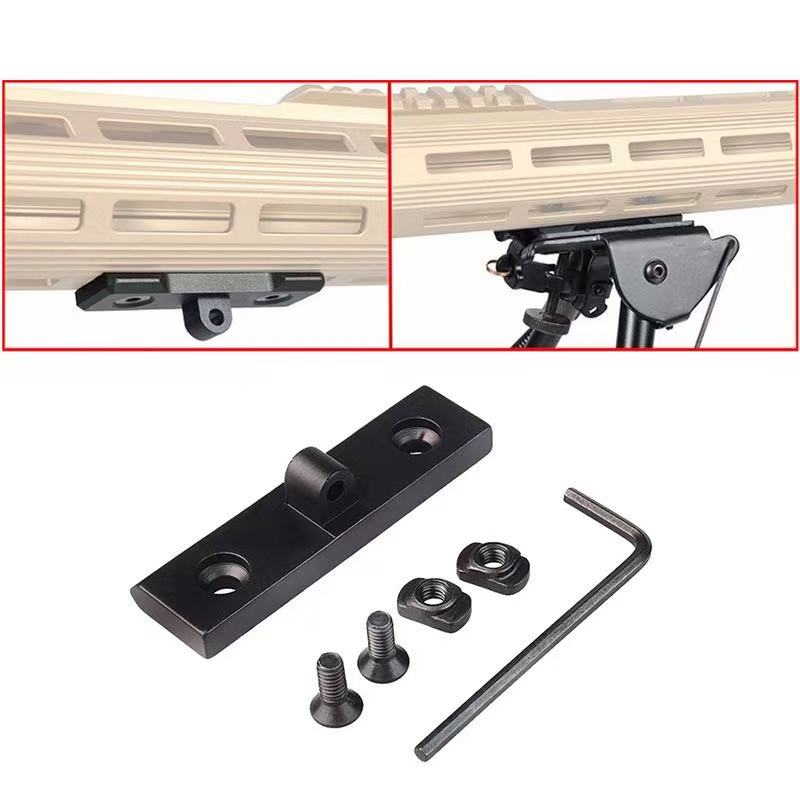 AR15 M-LOK Handguard Adapter - - Bipod Rifle Mount ulasan dan harga