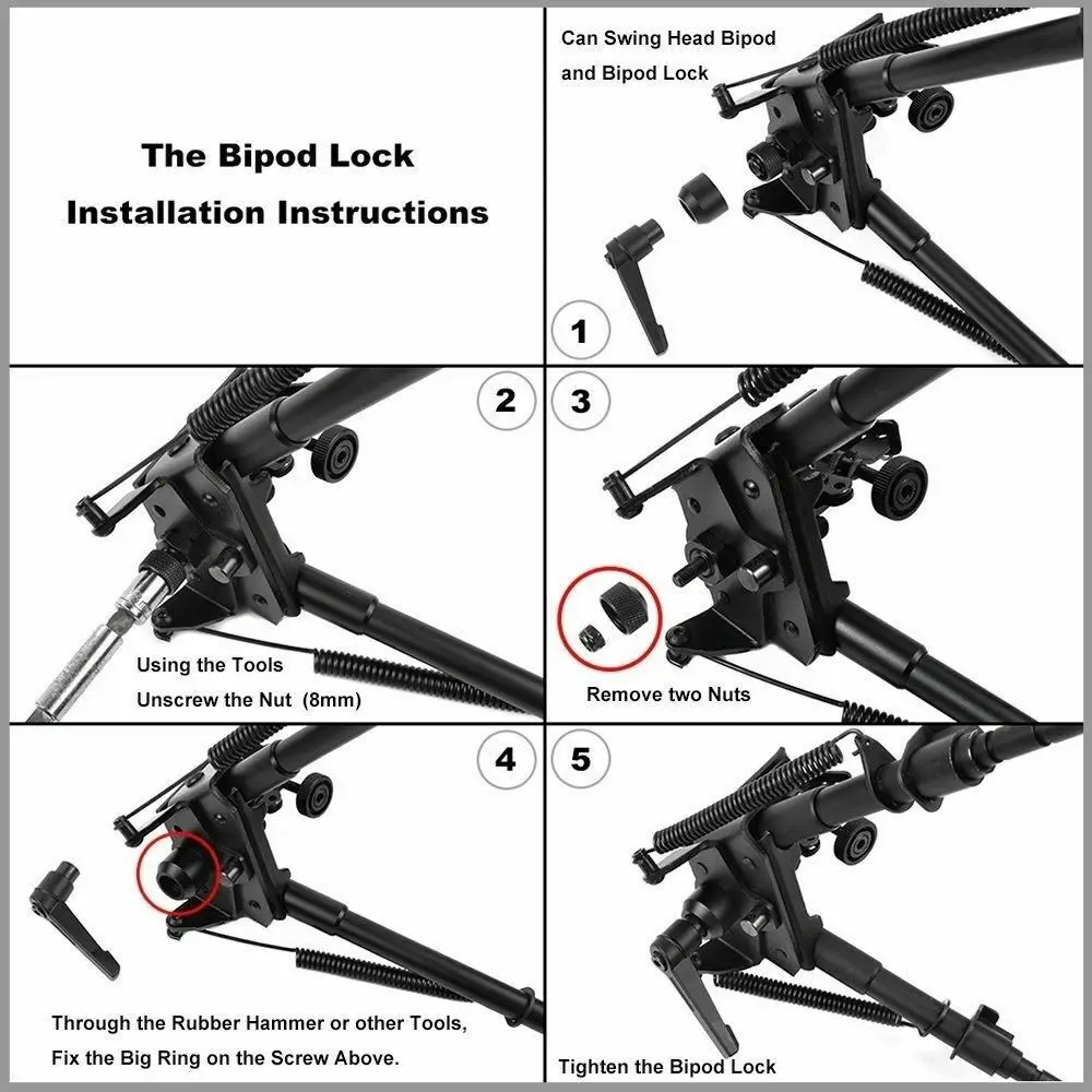 Tactical S-Lock for Swivel Ser - Bipod Rifle Mount ulasan dan harga