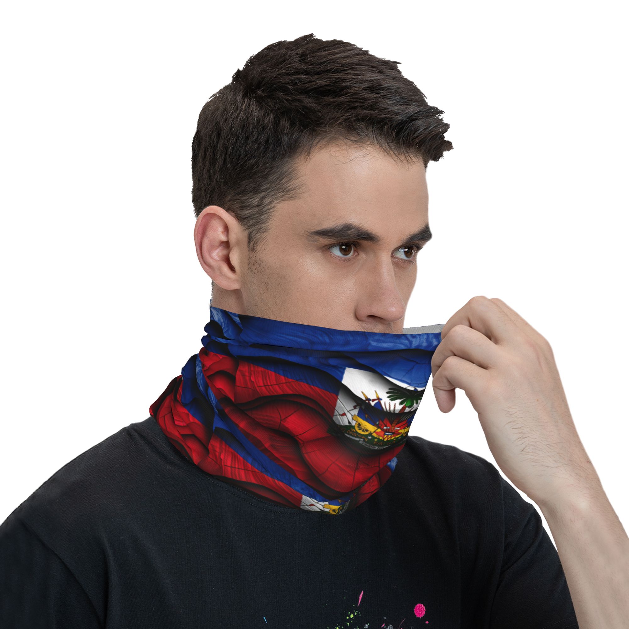 Haiti Flag Balaclava  Hunting  - Hunting Fishing Outdoor ulasan dan harga