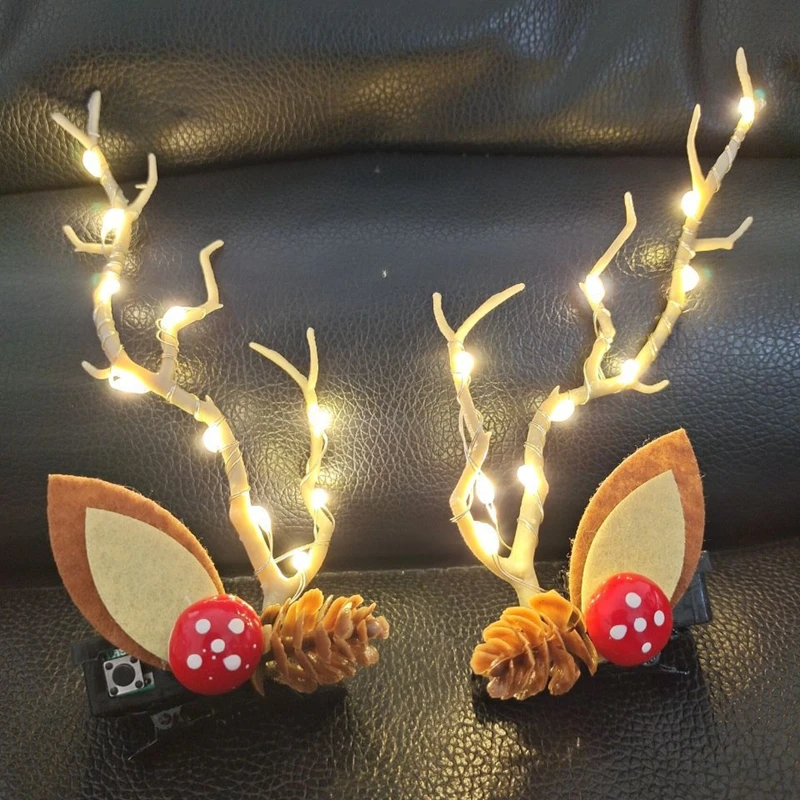 LED Christmas Antler Headwear  - Elk Bugle Call ulasan dan harga