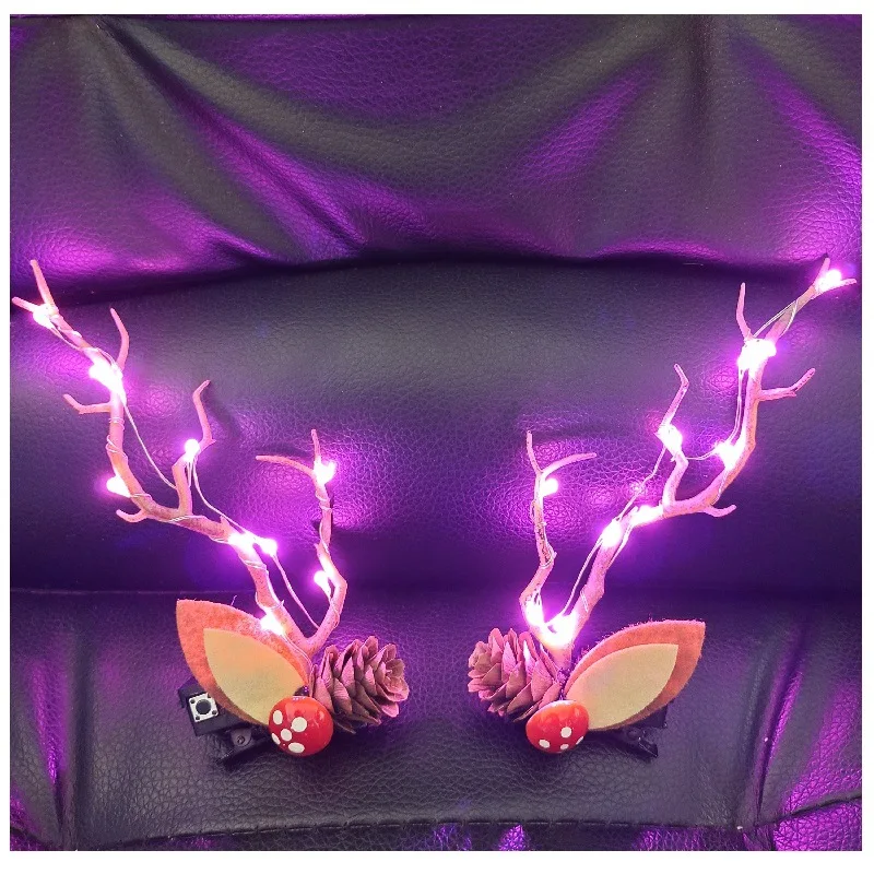 LED Christmas Antler Headwear  - Elk Bugle Call ulasan dan harga