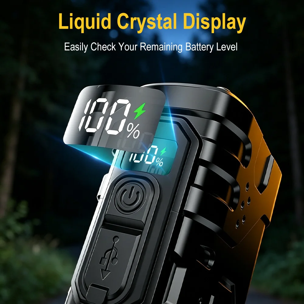 BORUIiT Hand Crank EDC LED Fla - Hunting Fishing Outdoor ulasan dan harga