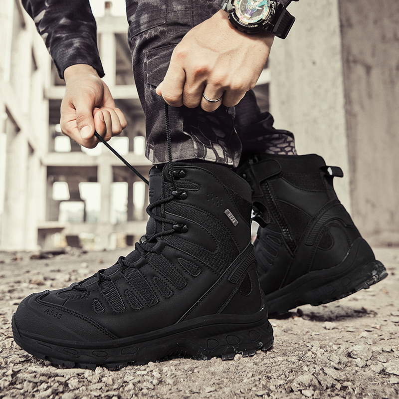 New Men Tactical Boots Militar - Hunting Outdoor Brands ulasan dan harga
