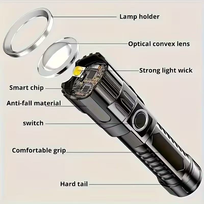 New High-power Led Flashlight  - Hunting Fishing Outdoor ulasan dan harga