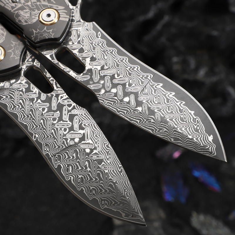 VNLA Handmade Damascus Steel F - Hunting Camp Outdoor Kitchen ulasan dan harga