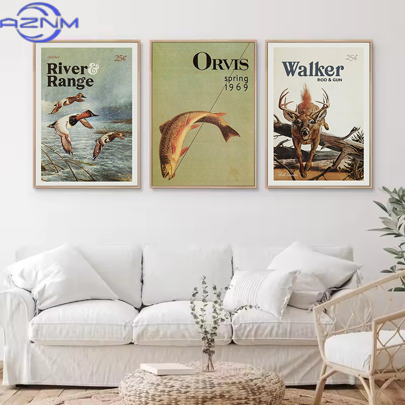 AZNM Retro Wildlife Outdoor Hu - Outdoor Hunting Pictures ulasan dan harga