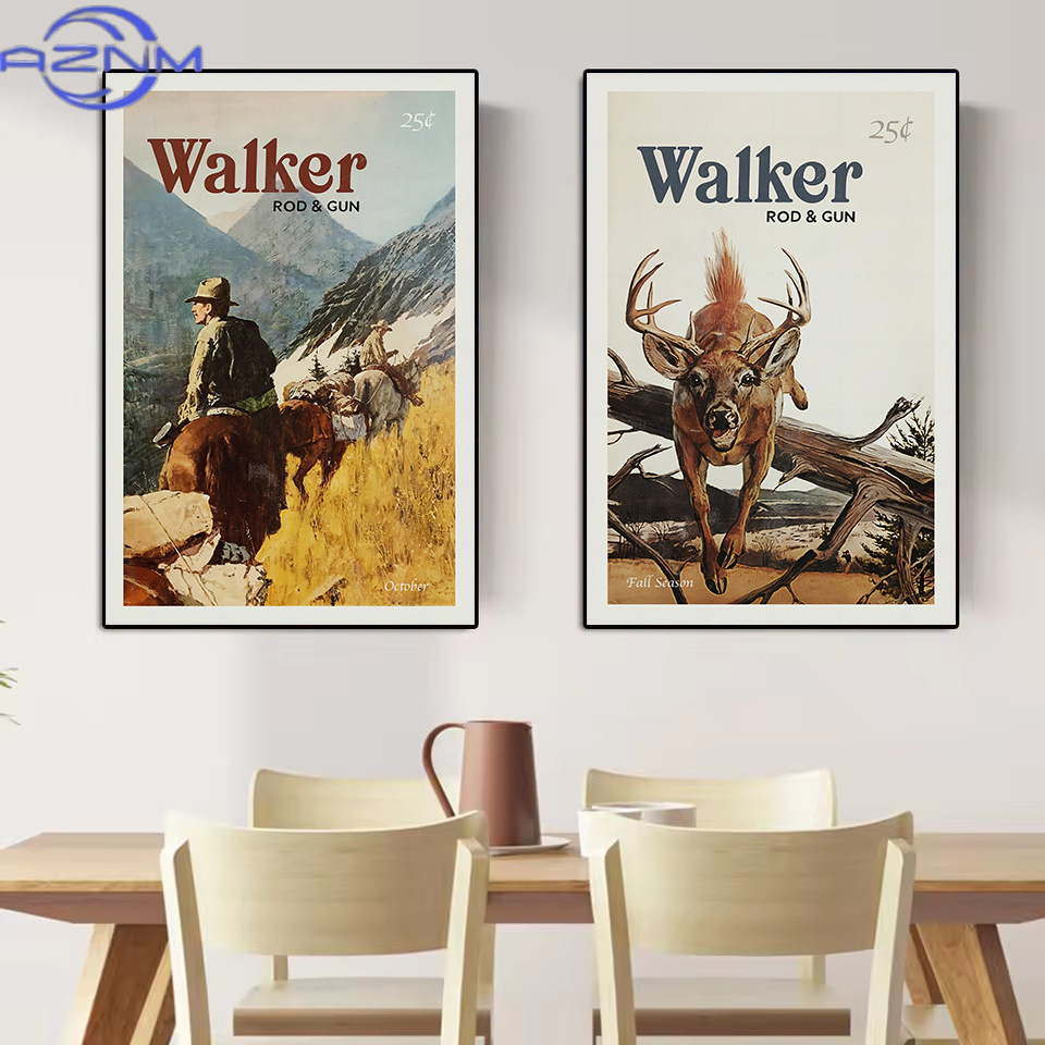 AZNM Retro Wildlife Outdoor Hu - Outdoor Hunting Pictures ulasan dan harga