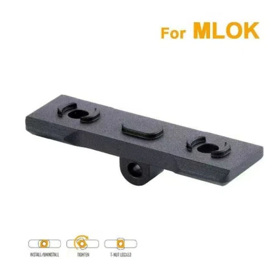 Outdoor Tactical MLOK Keymod B - Bipod Rifle Mount ulasan dan harga