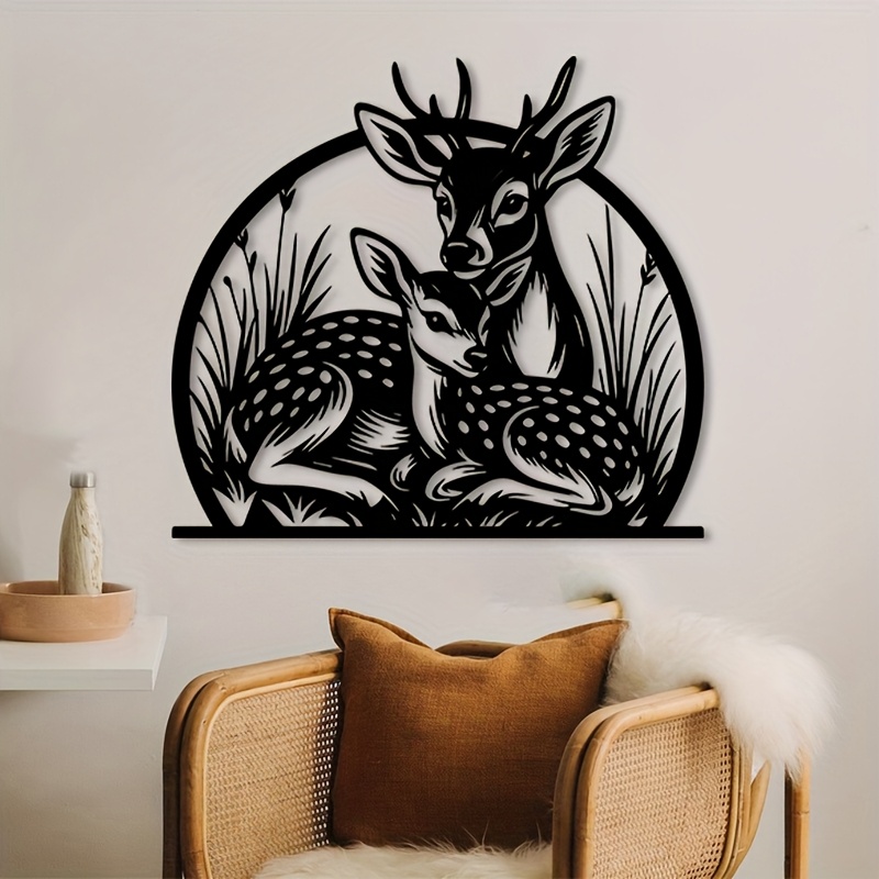 Brand Rustic Iron Deer Wall Ar - Hunting Outdoor Brands ulasan dan harga