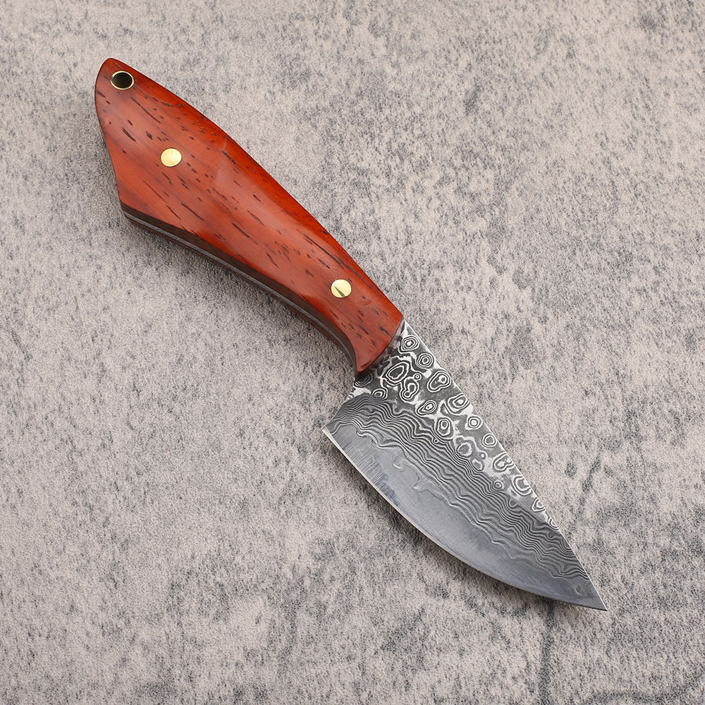 VG10 Damascus Steel Hunting  K - Hunting Camp Outdoor Kitchen ulasan dan harga