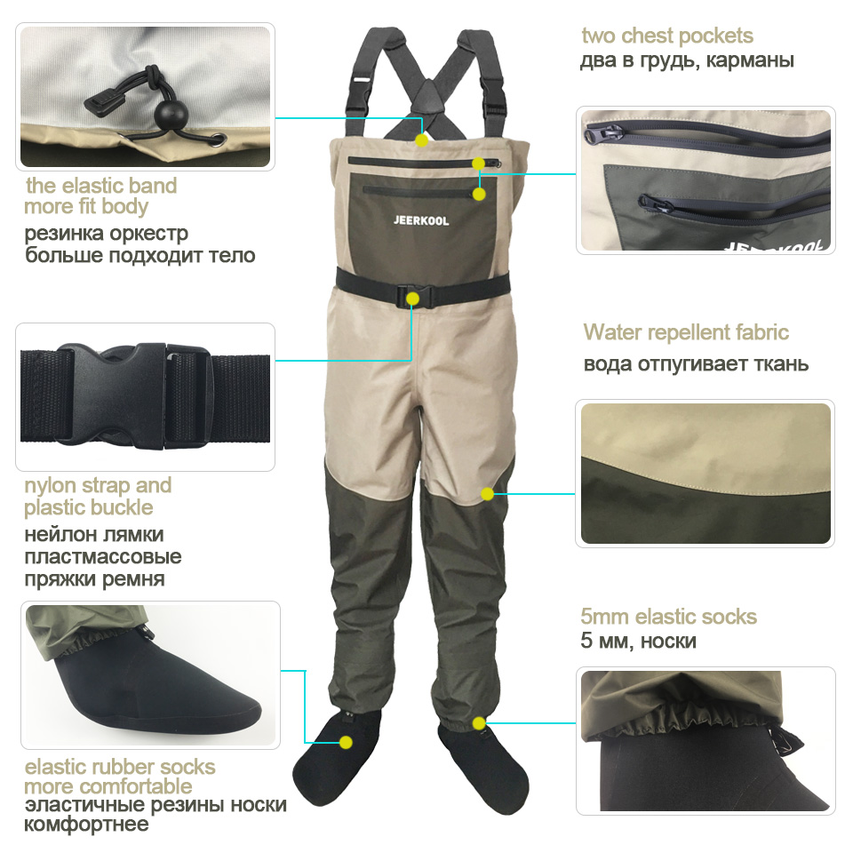 JEERKOOL Fly Fishing Waders Sh - Hunting Boot Insole ulasan dan harga